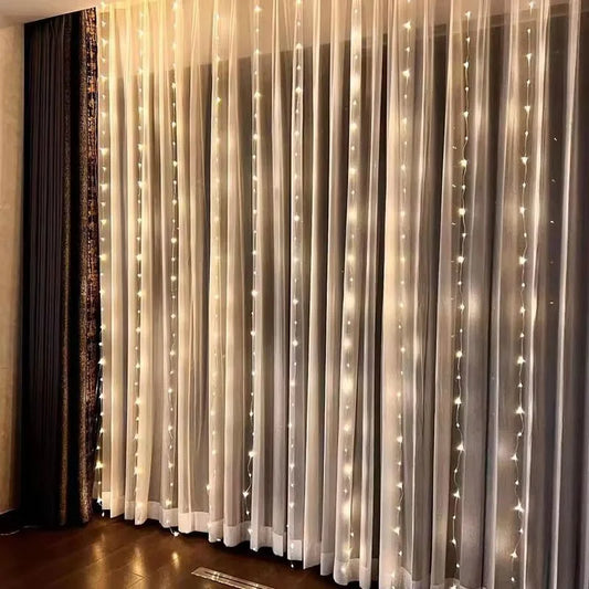 6M x 3M 3M x 3M rideau chaîne lumières guirlande LED lumières décoration